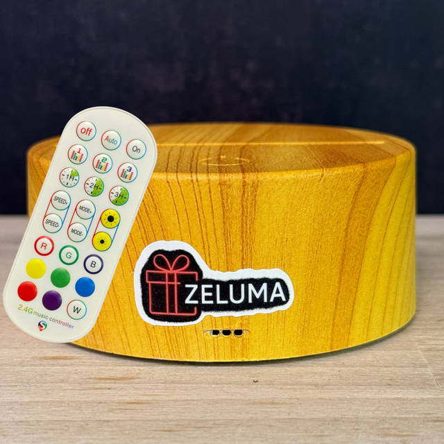 Culoarea Lemnului, 16 culori, 4 jocuri de lumini + telecomanda