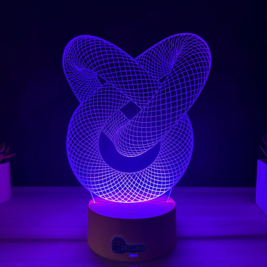 Lampa 3D Abstracta – Infinity Knot