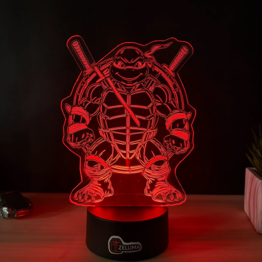 Lampa 3D Ninja – Turtle Warrior