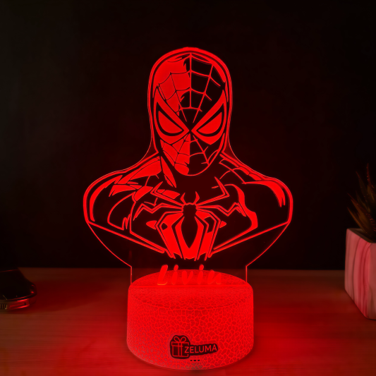 Lampa 3D Personalizata – Spiderman
