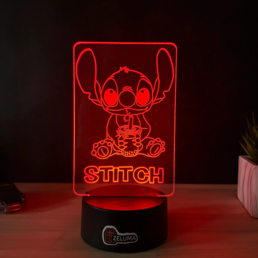 Lampa 3D – Stitch