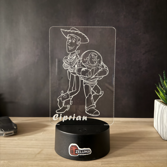 Lampa 3D Personalizata – Toy Story
