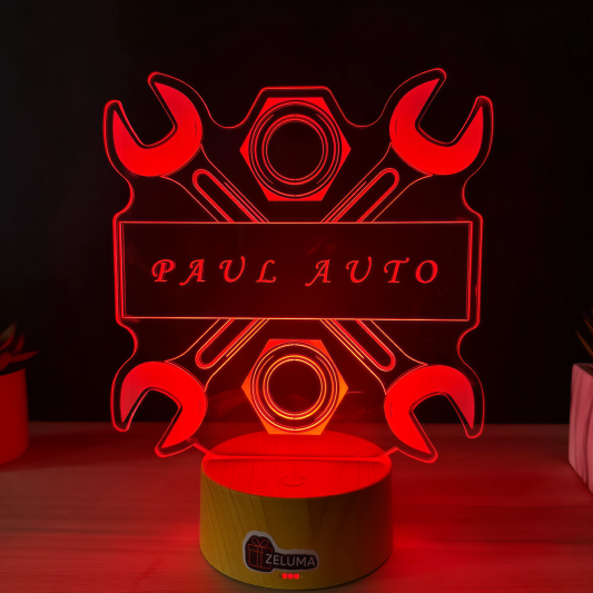 Lampa 3D Personalizata – Atelier Auto
