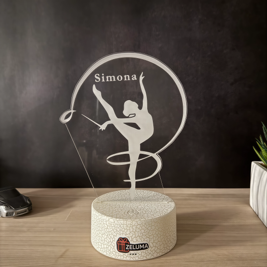 Lampa 3D Personalizata – Gimnastica Ritmica