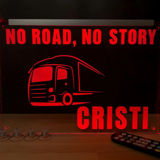 Placheta Tir 35 cm x 23 cm x 5mm cu 4 ventuze – Model No Road, No Story v2