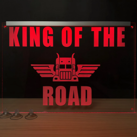 Placheta Tir 35 cm x 23 cm x 5mm cu 4 ventuze – Model King of the Road