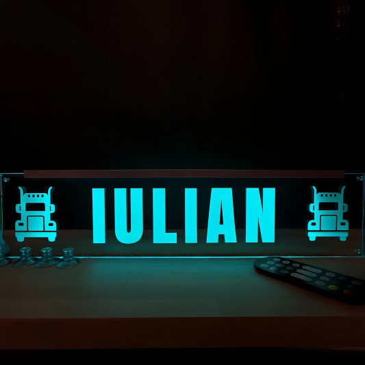 Placheta Tir 52 cm x 12 cm x 5mm cu 4 ventuze – Model 5