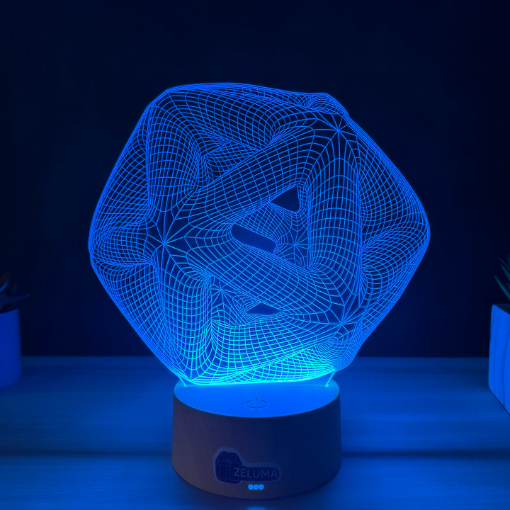 Lampa 3D Abstracta – Infinity Geometry