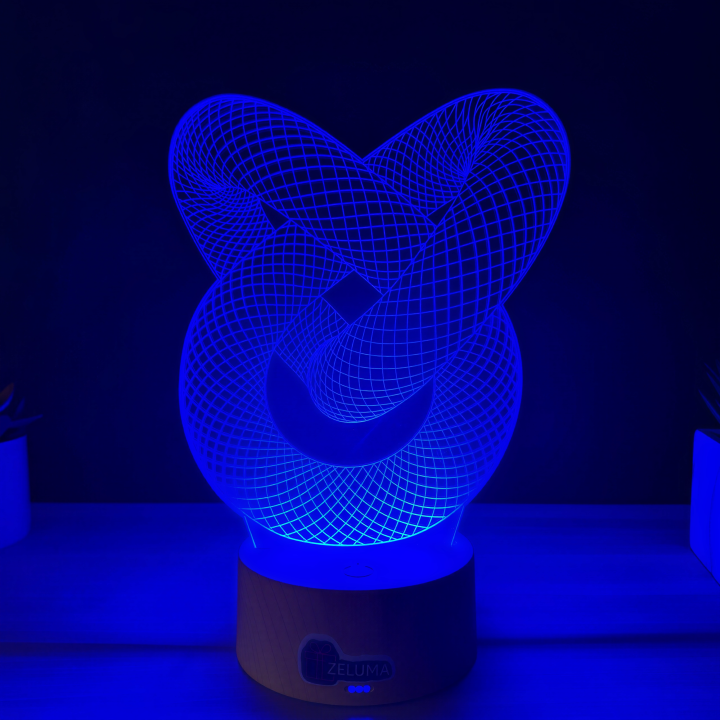 Lampa 3D Abstracta – Infinity Knot