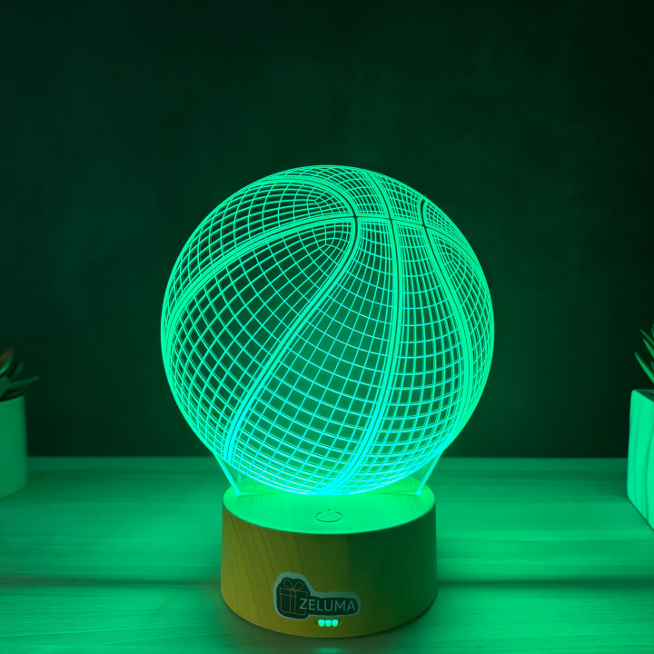 Lampa 3D Baschet – Game On