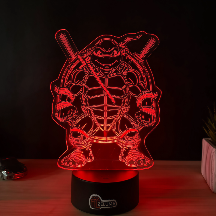 Lampa 3D Ninja – Turtle Warrior
