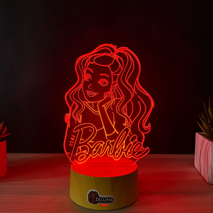 Lampa 3D Personalizata – Barbie