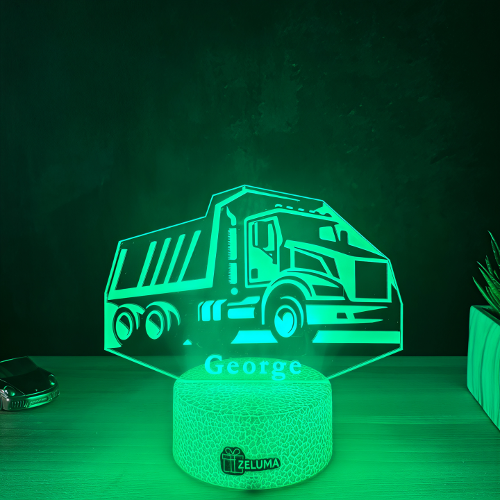 Lampa 3D Personalizata – Basculanta cu Nume