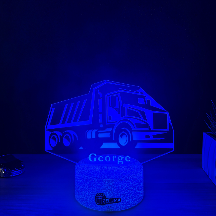 Lampa 3D Personalizata – Basculanta cu Nume