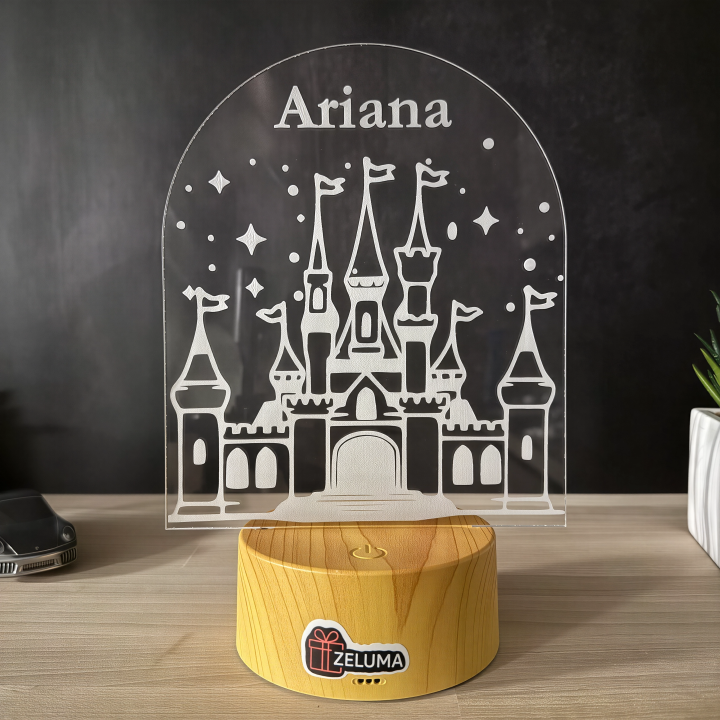 Lampa 3D Personalizata – Castel Magic
