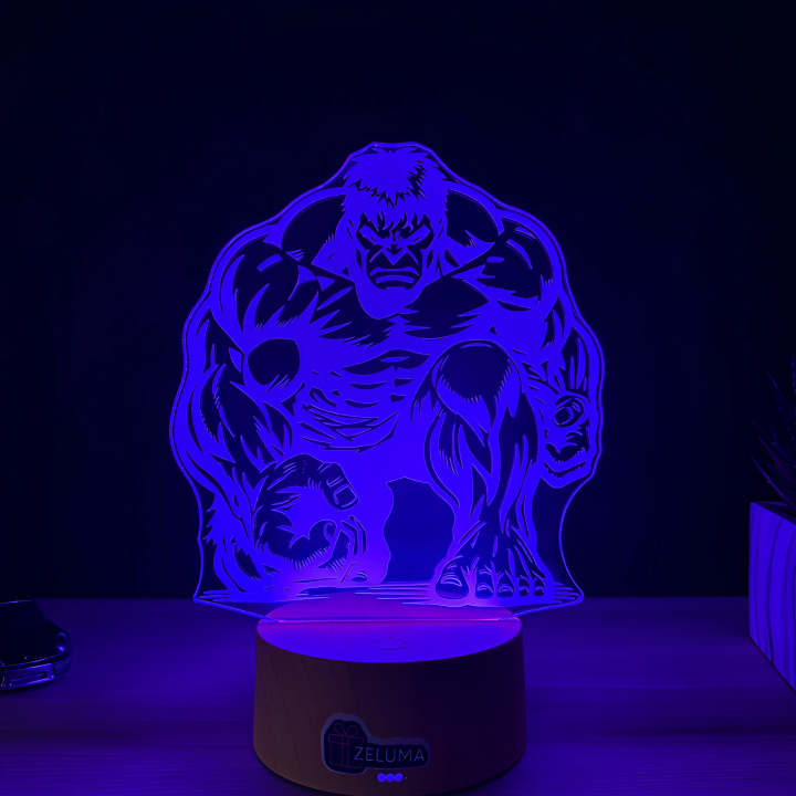 Lampa 3D – Hulk