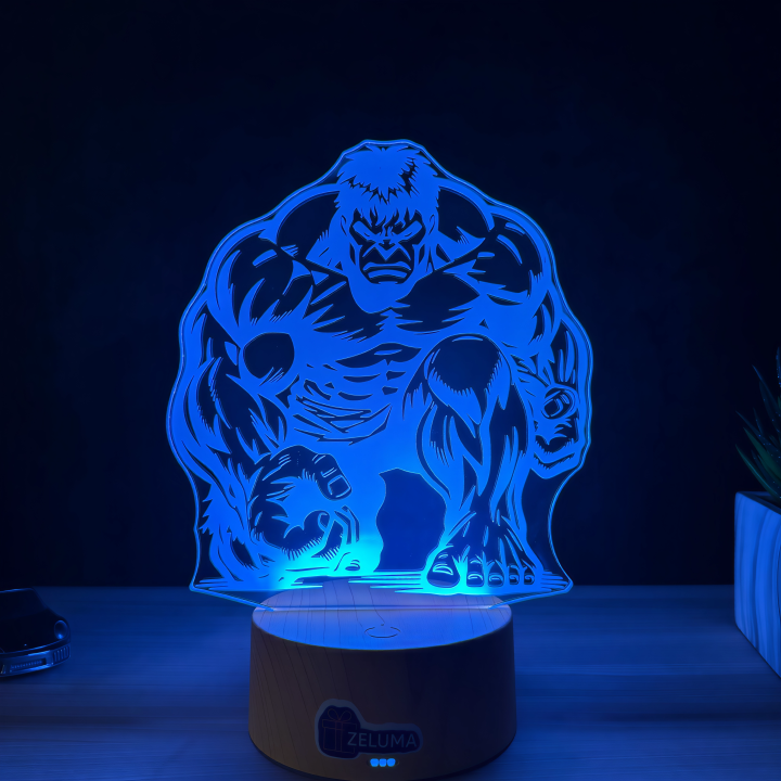 Lampa 3D – Hulk
