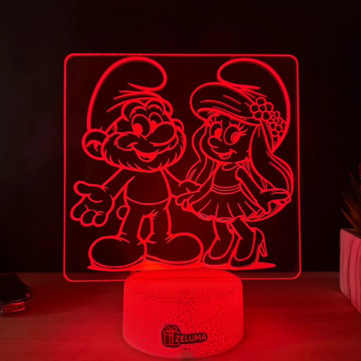 Lampa 3D – Strumfii