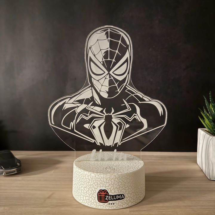 Lampa 3D Personalizata – Spiderman
