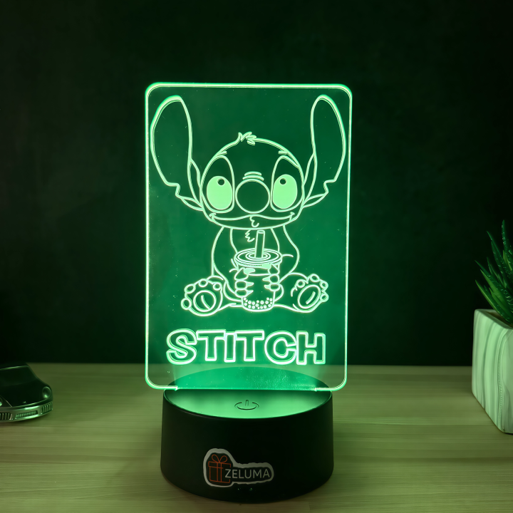 Lampa 3D – Stitch