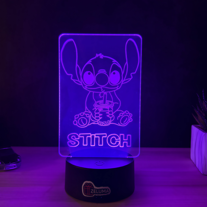 Lampa 3D – Stitch