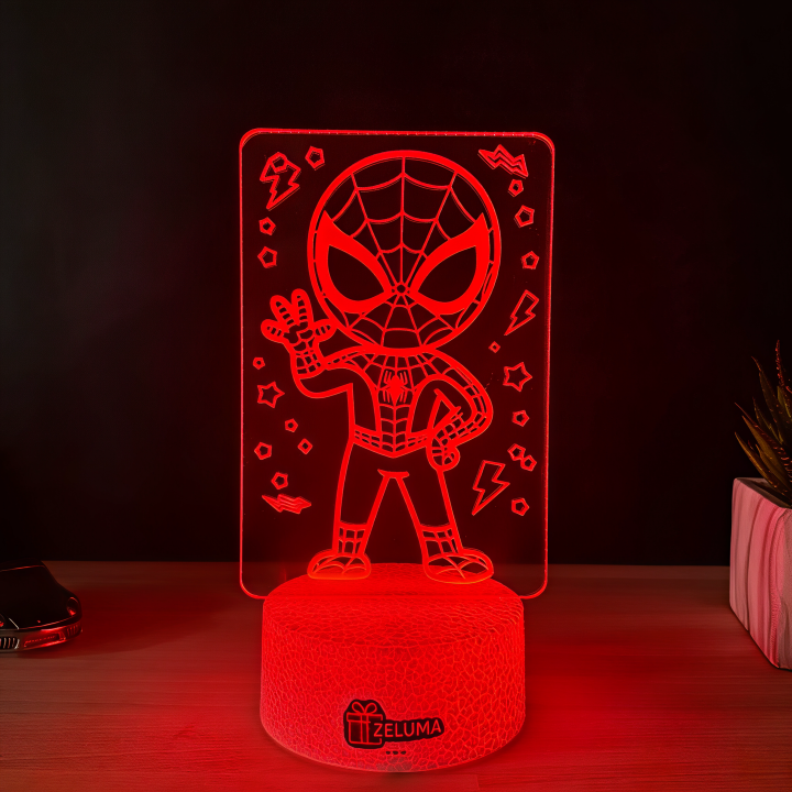 Lampa 3D – Spiderman
