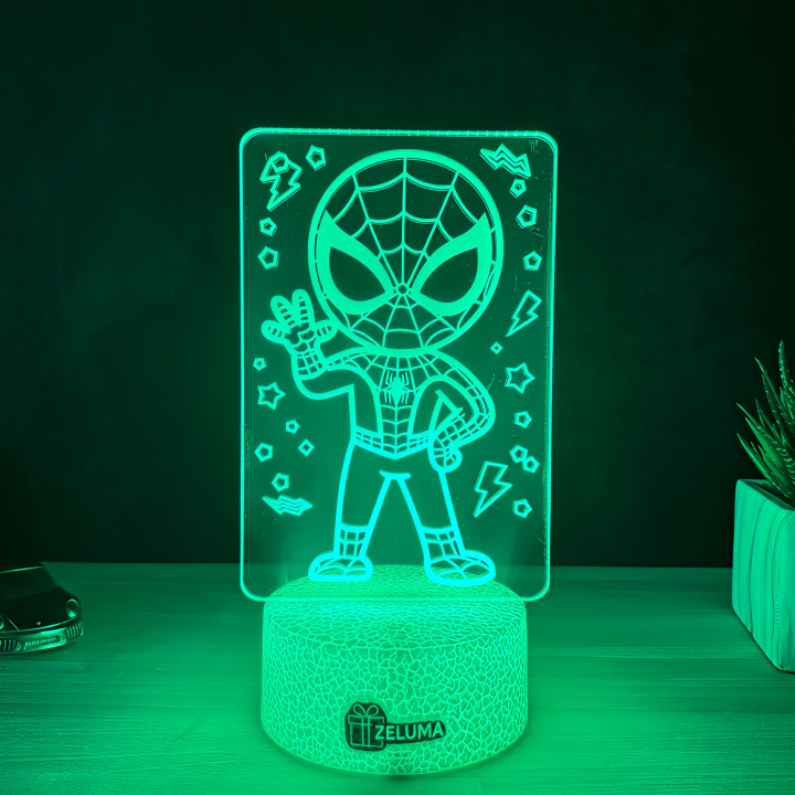 Lampa 3D – Spiderman