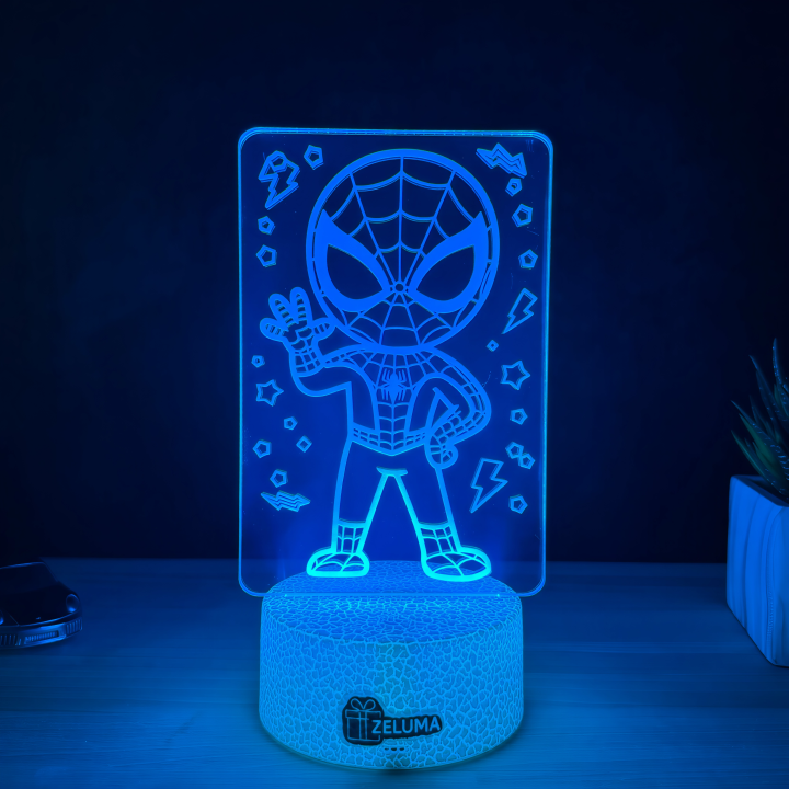 Lampa 3D – Spiderman