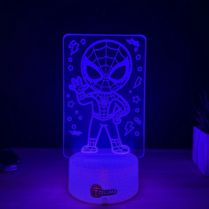 Lampa 3D – Spiderman