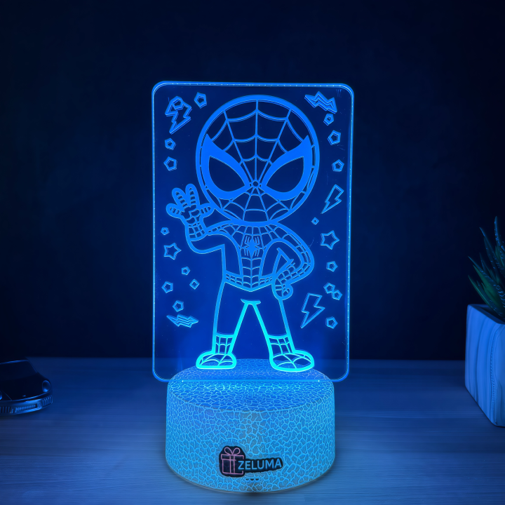 Lampa 3D – Spiderman