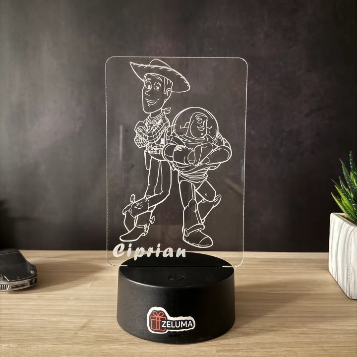 Lampa 3D Personalizata – Toy Story