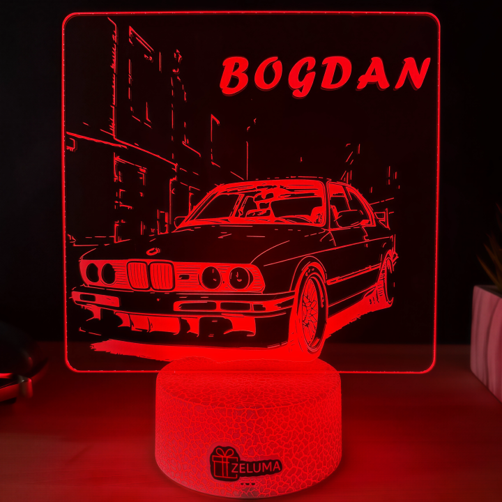Lampa 3D Personalizata – BMW E30