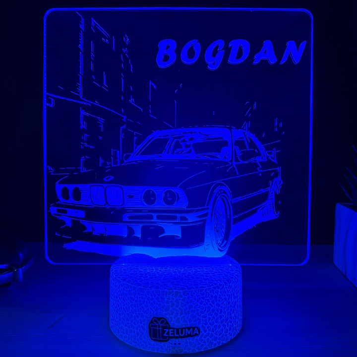 Lampa 3D Personalizata – BMW E30