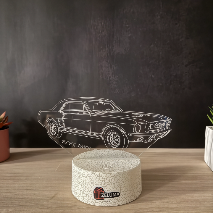 Lampa 3D – Eleganta Retro