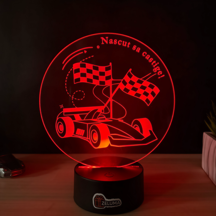 Lampa 3D – Nascut sa Castige