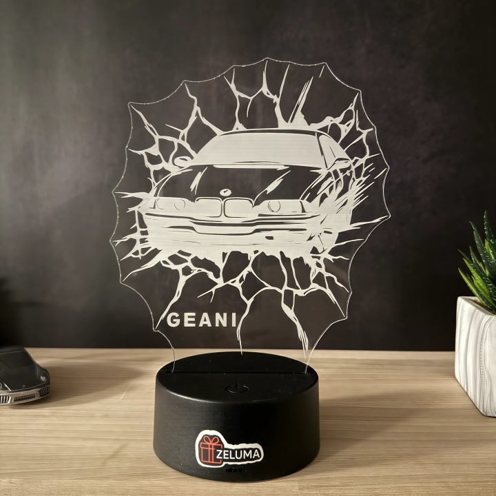 Lampa 3D Personalizata cu Masina – BMW Breakthrough Edition