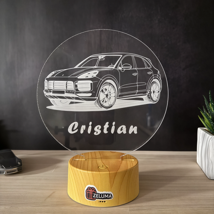 Lampa 3D Personalizata cu Masina – SUV Edition