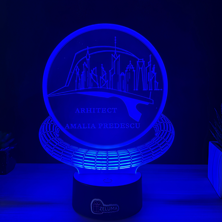 Lampa 3D Personalizata – Arhitect Edition
