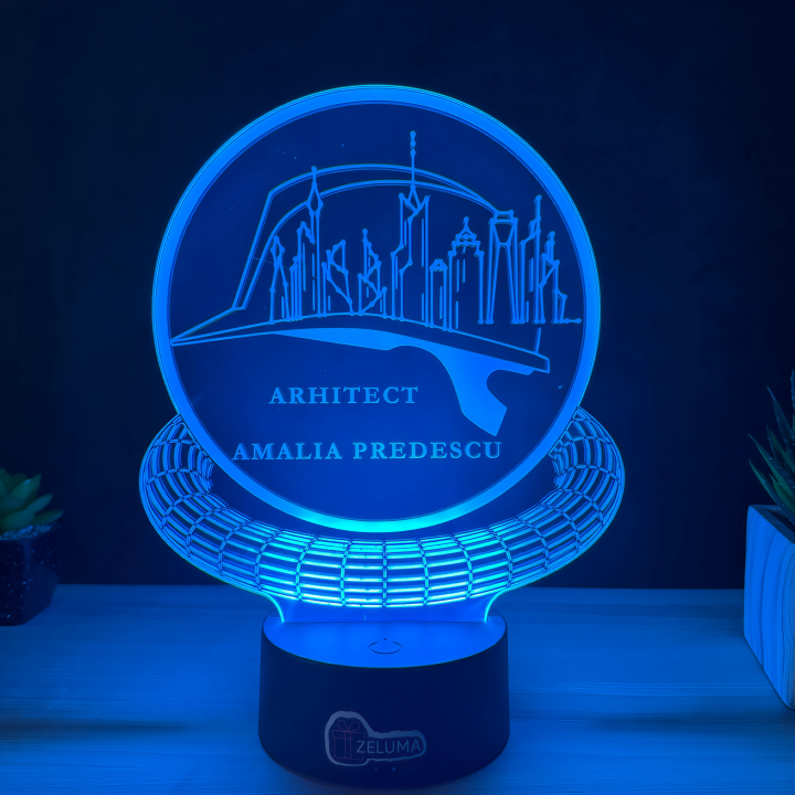 Lampa 3D Personalizata – Arhitect Edition