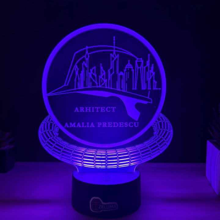 Lampa 3D Personalizata – Arhitect Edition