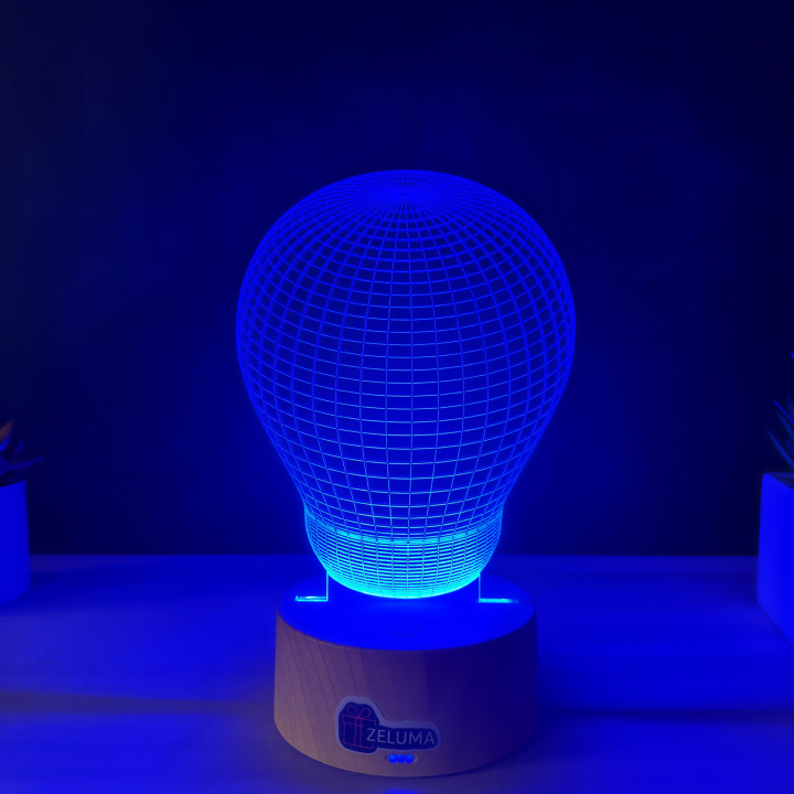 Lampa 3D cu Design Futuristic – Bulb Geometric