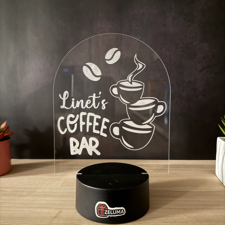 Lampa 3D – Coffee Bar