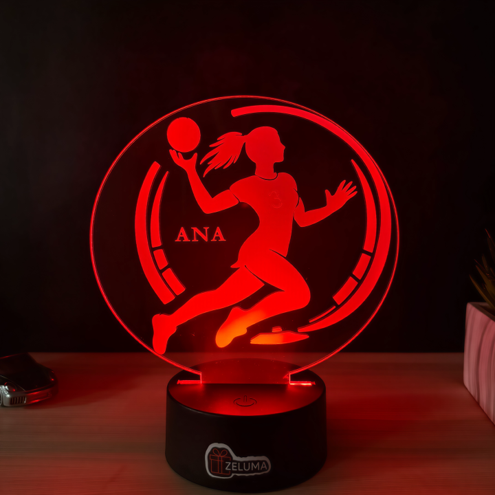 Lampa 3D Personalizata – Handbalista