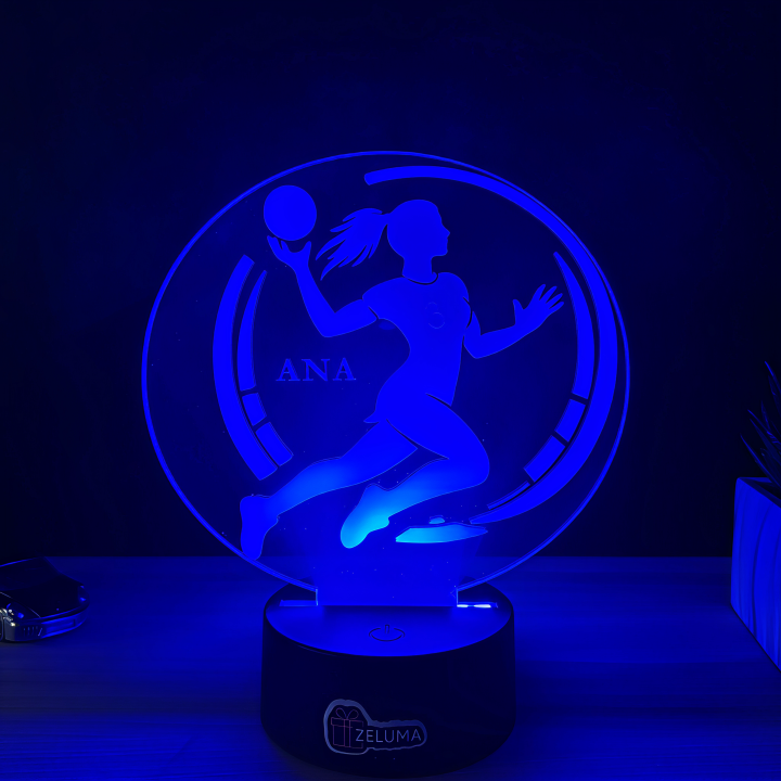 Lampa 3D Personalizata – Handbalista