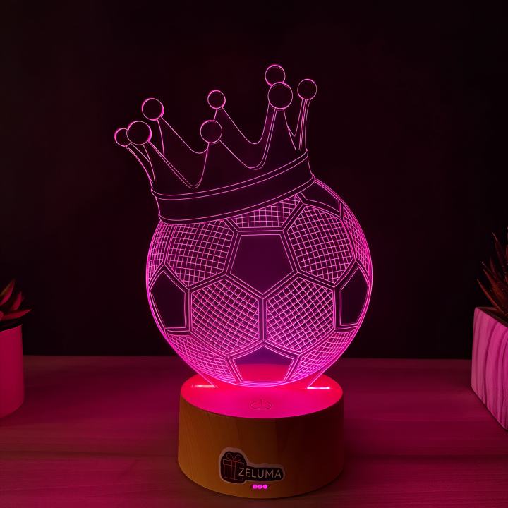 Lampa 3D – Regele Fotbalului