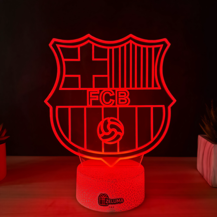 Lampa 3D – Emblema FCB