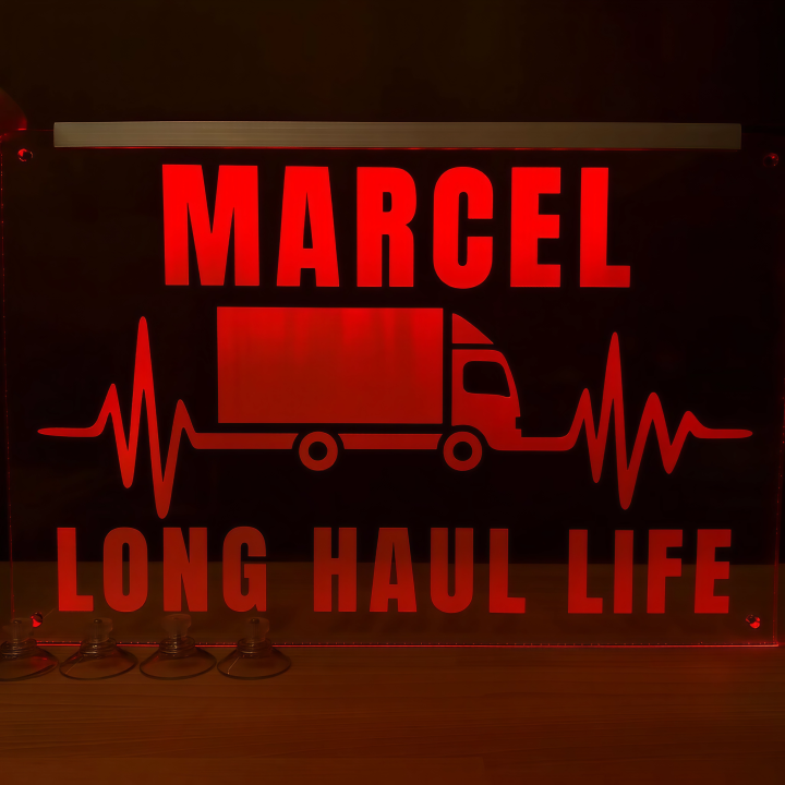 Placheta Tir 35 cm x 23 cm x 5mm cu 4 ventuze – Model Long Haul Life