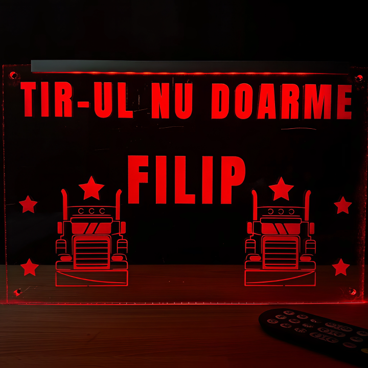 Placheta Tir 35 cm x 23 cm x 5mm cu 4 ventuze – Model Tir-ul Nu Doarme