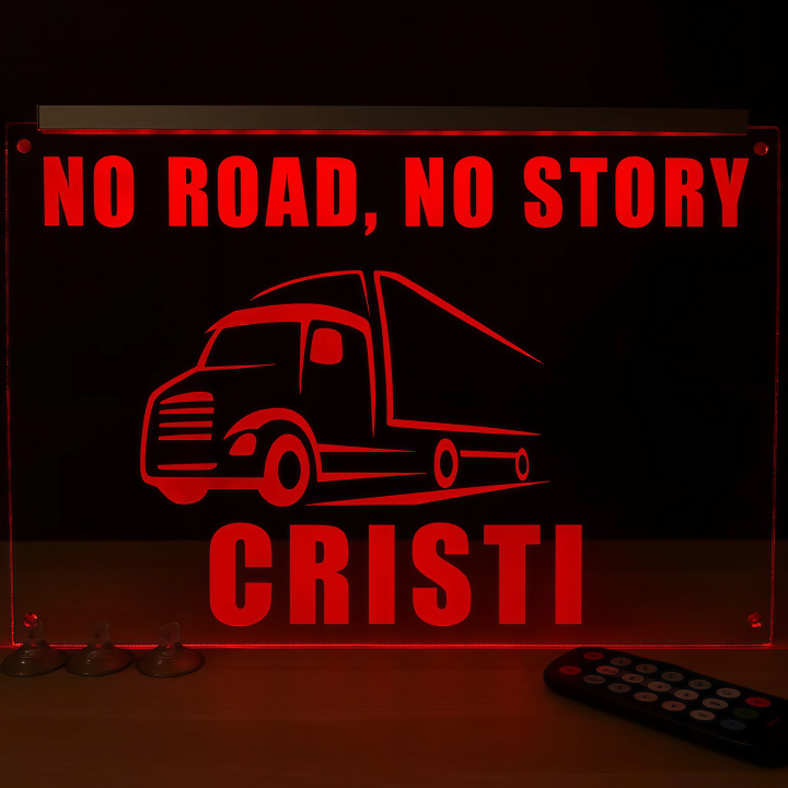 Placheta Tir 35 cm x 23 cm x 5mm cu 4 ventuze – Model No Road, No Story