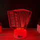 Lampa 3D Personalizata – Acordeon cu Nume